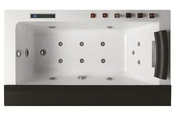 Duwilux Whirlpool-Badewanne 1 Pers. Whirlpool Victoria 172x100 Badewanne SOFORT LIEFERBAR, (1-tlg), Farblichttherapie