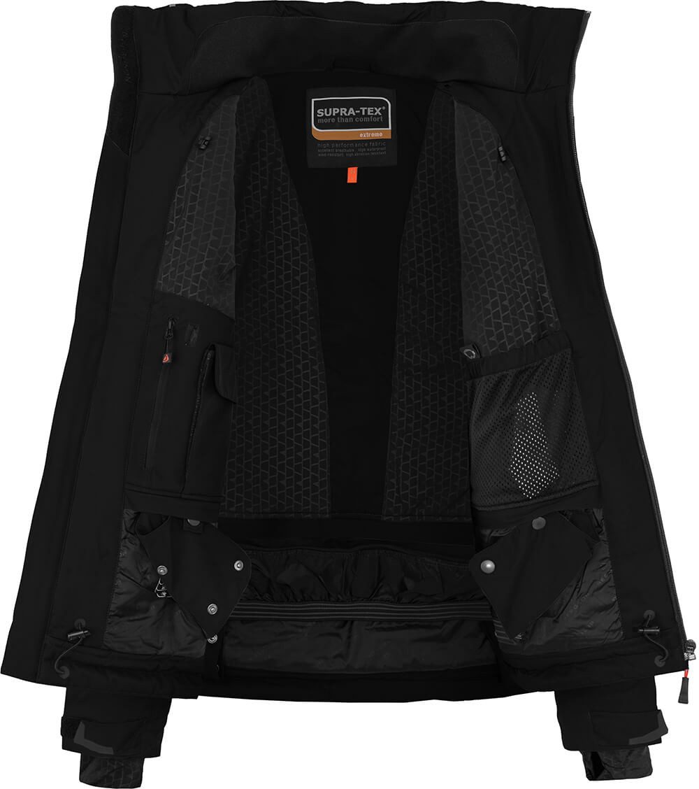 Bergson Skijacke NANO light Herren Skijacke, unwattiert, 20000 mm Wassersäule, Normalgrößen, schw – Bild 4 von 5