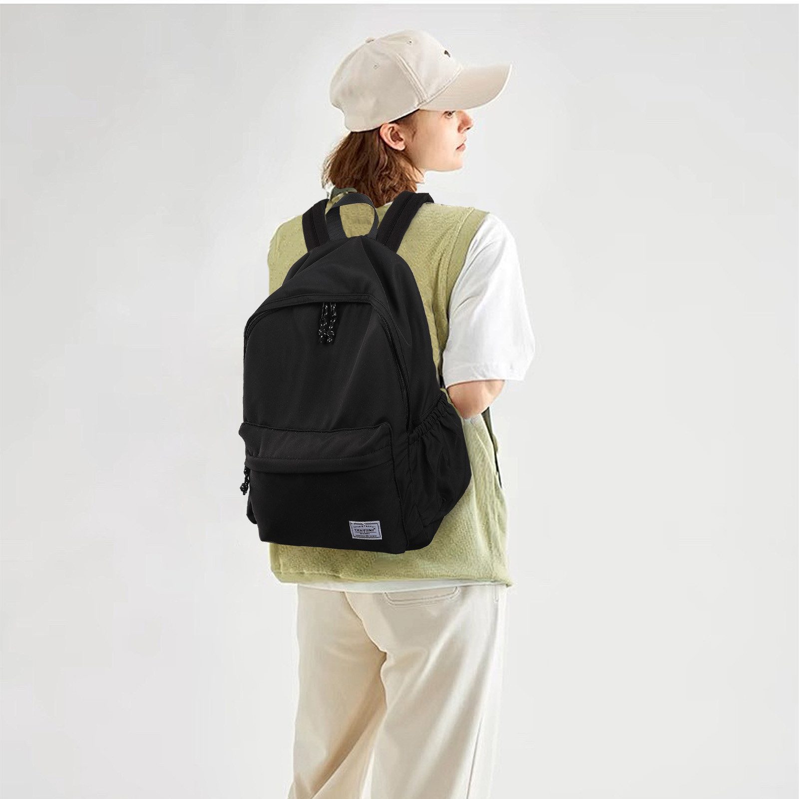 TAN.TOMI Freizeitrucksack Rucksack Laptop College City Rucksack-Rucksack Laptop Fach, Für Pendeln Reise Campus Sport Rucksäcke, tasche mit viel Stauraum