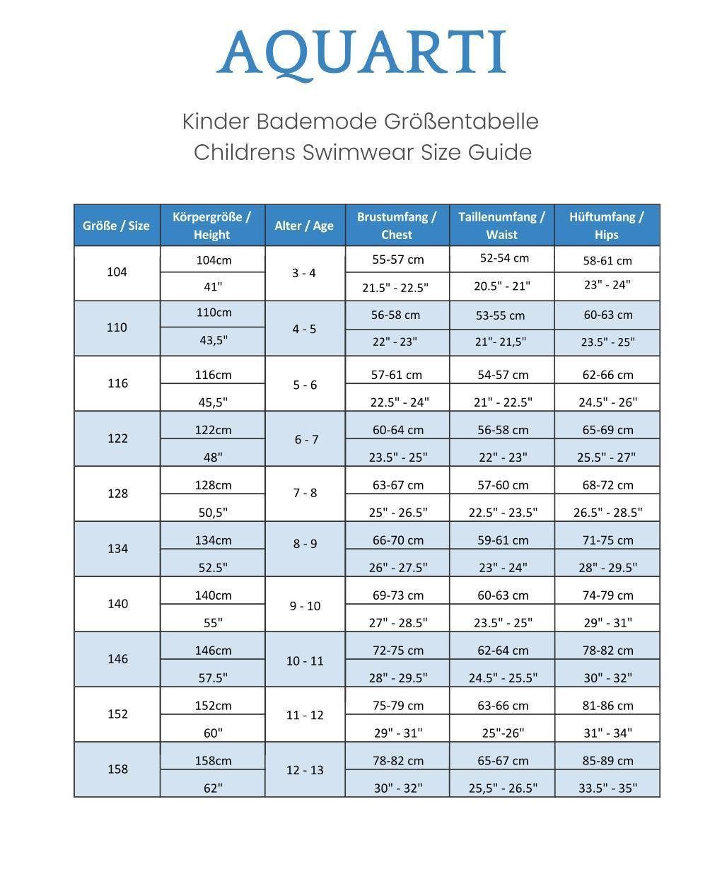Aquarti Badeshorts Aquarti Jungen Badehose Schwimmhose Seitliche Paspel Kinder Badeshorts