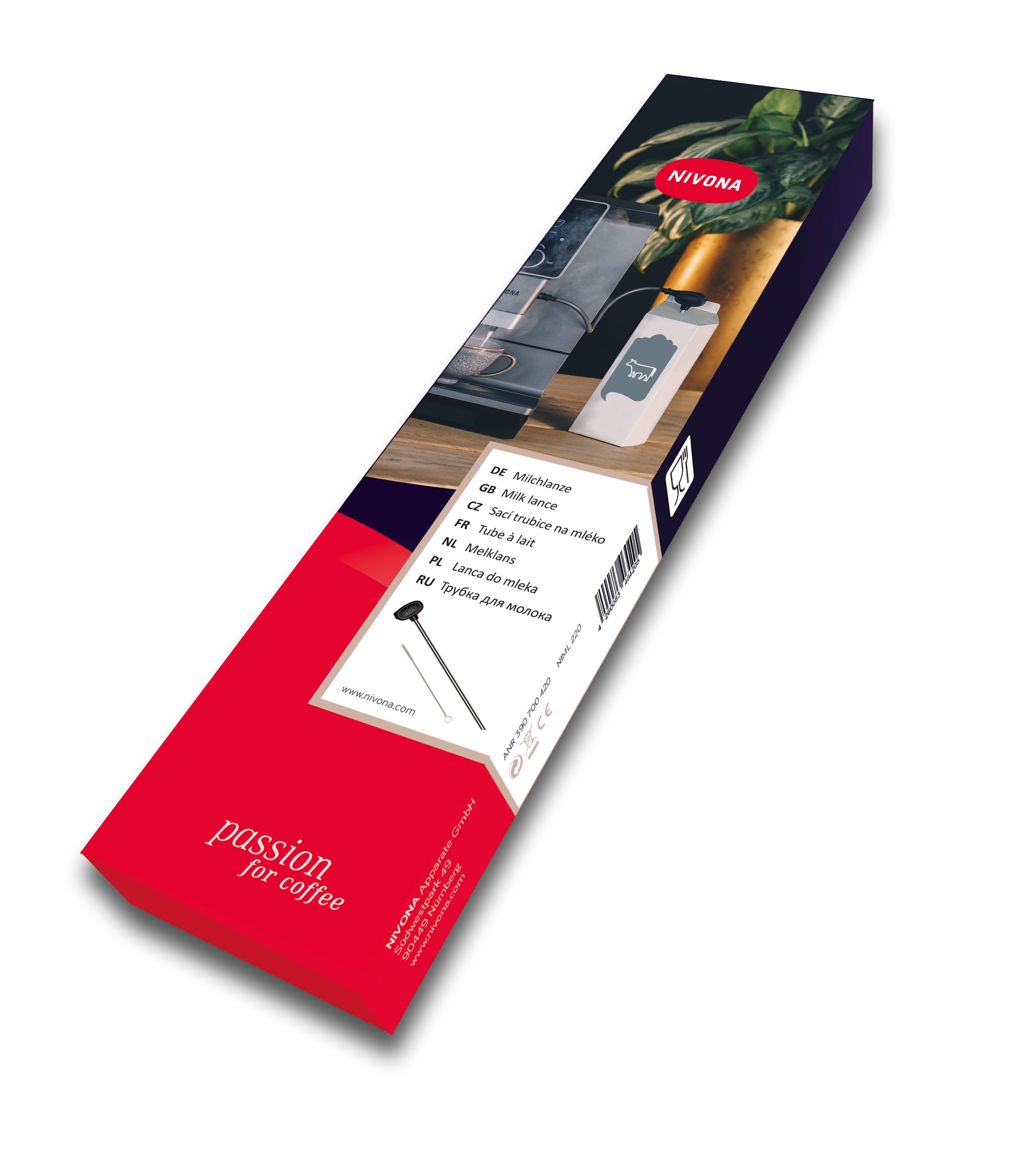 Nivona Milchschlauch-Adapter Milchlanze NIML 220