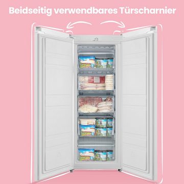 comfee Gefrierschrank RCU160WH2(E), 142 cm hoch, 55 cm breit