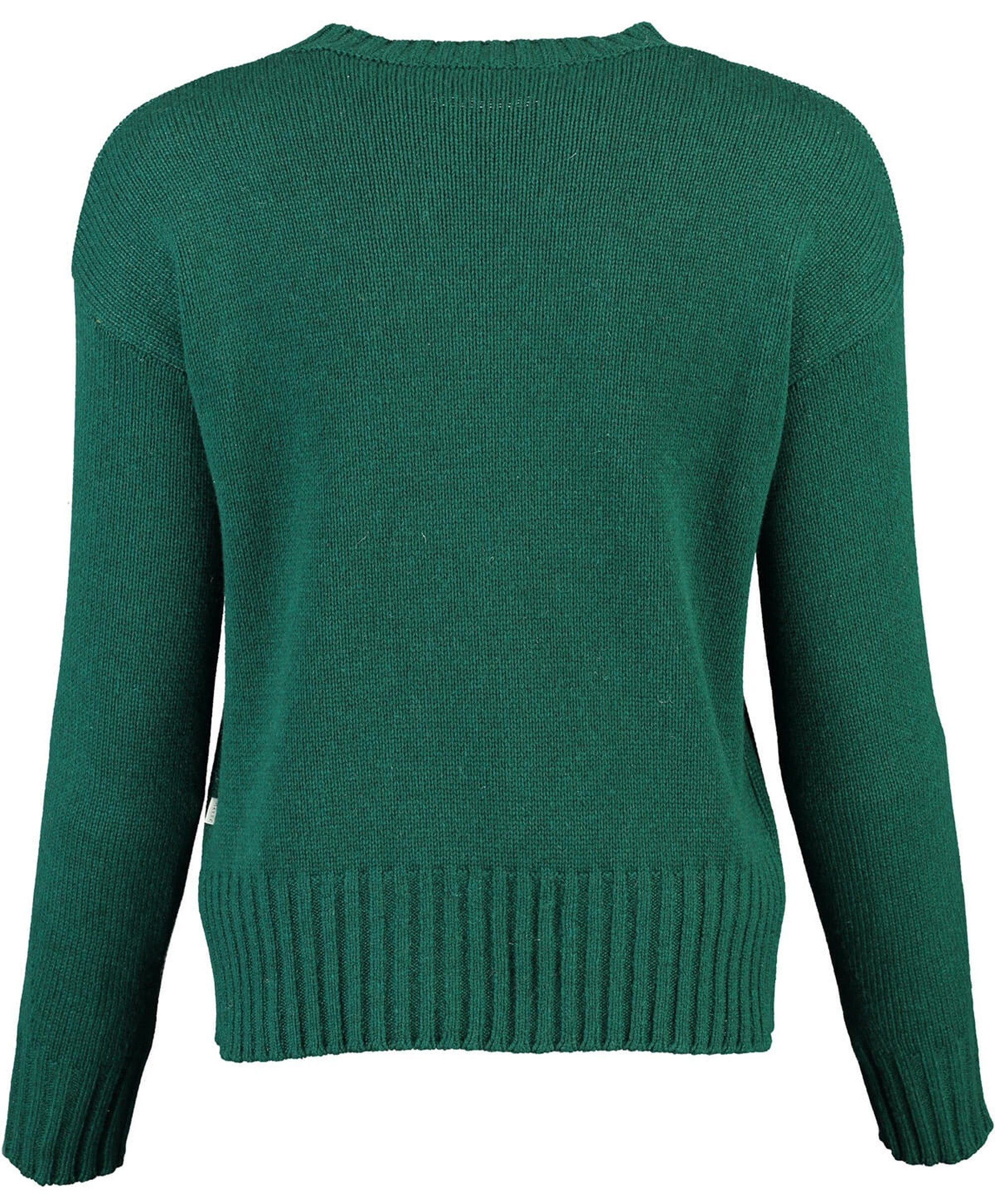 Strickpullover Muenchen MAERZ Pullover MAERZ grün edler Wollmix-Qualität in