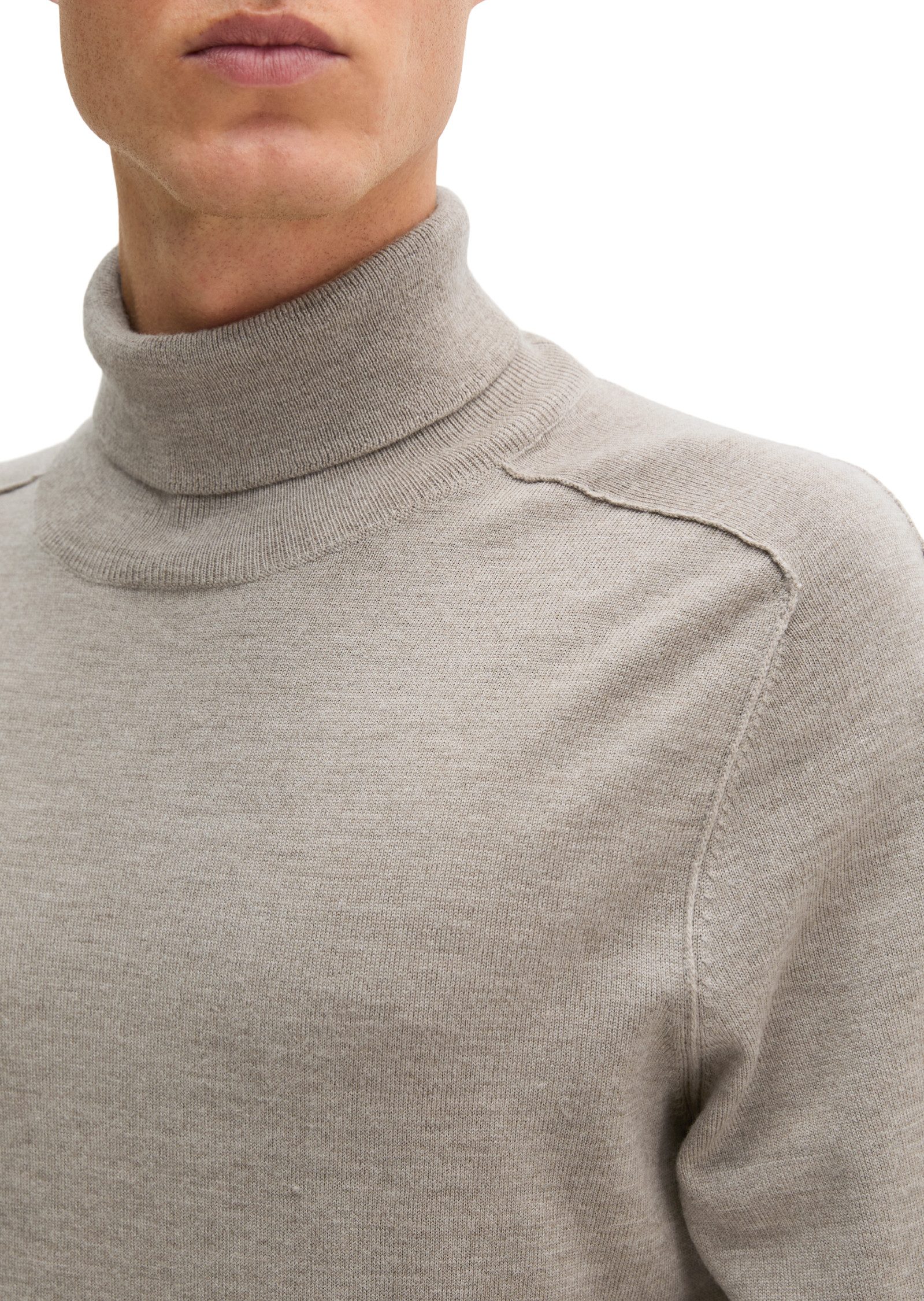 Marc O'Polo Rollkragenpullover aus weicher Merinowolle – Bild 4 von 5