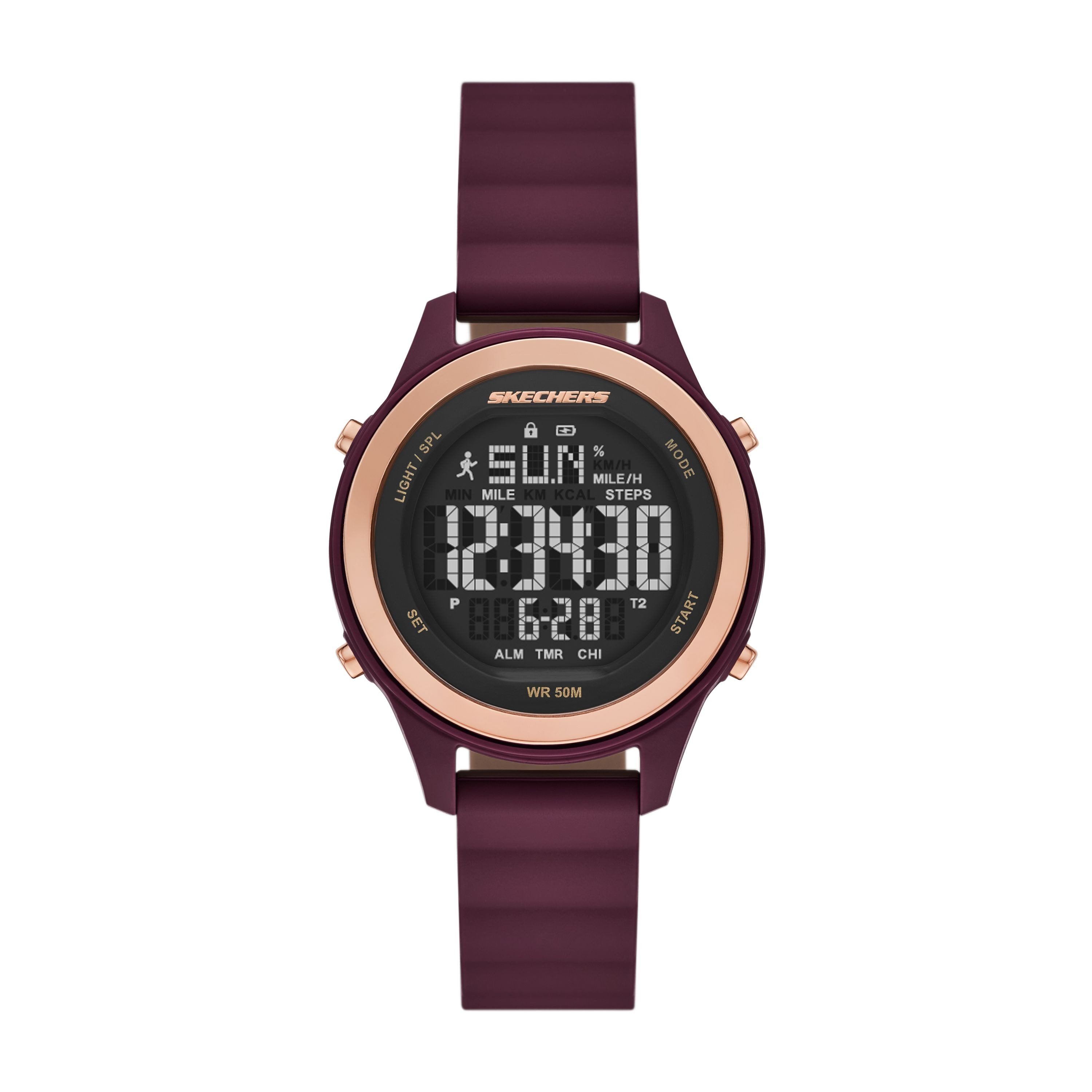 Skechers Chronograph SR6348, Quarzuhr, Armbanduhr, Damenuhr, Silikonarmband günstig online kaufen