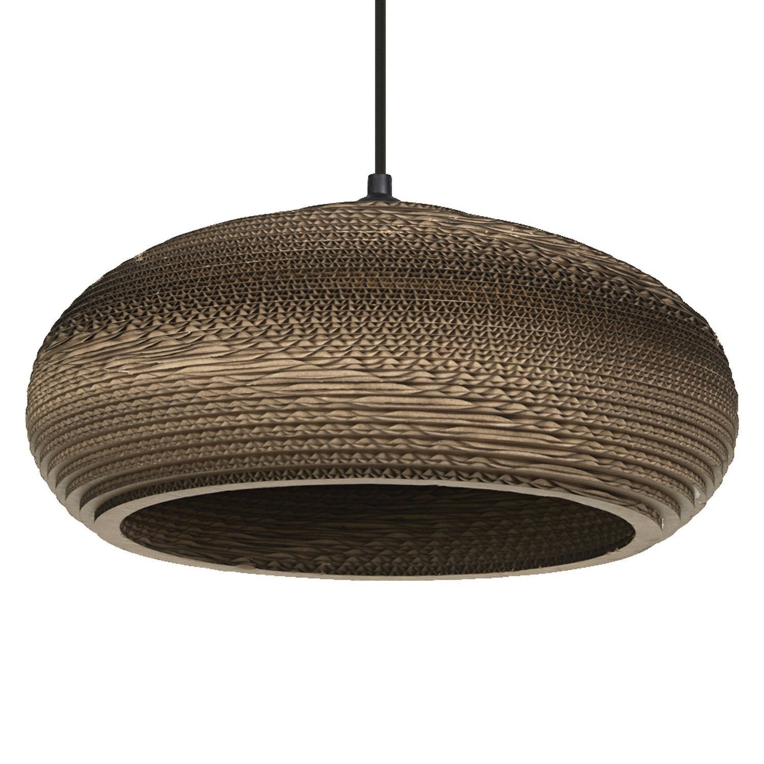 Licht-Erlebnisse Pendelleuchte GERA, ohne Leuchtmittel, E27 rund D: 40 cm H: max. 125 cm Modern