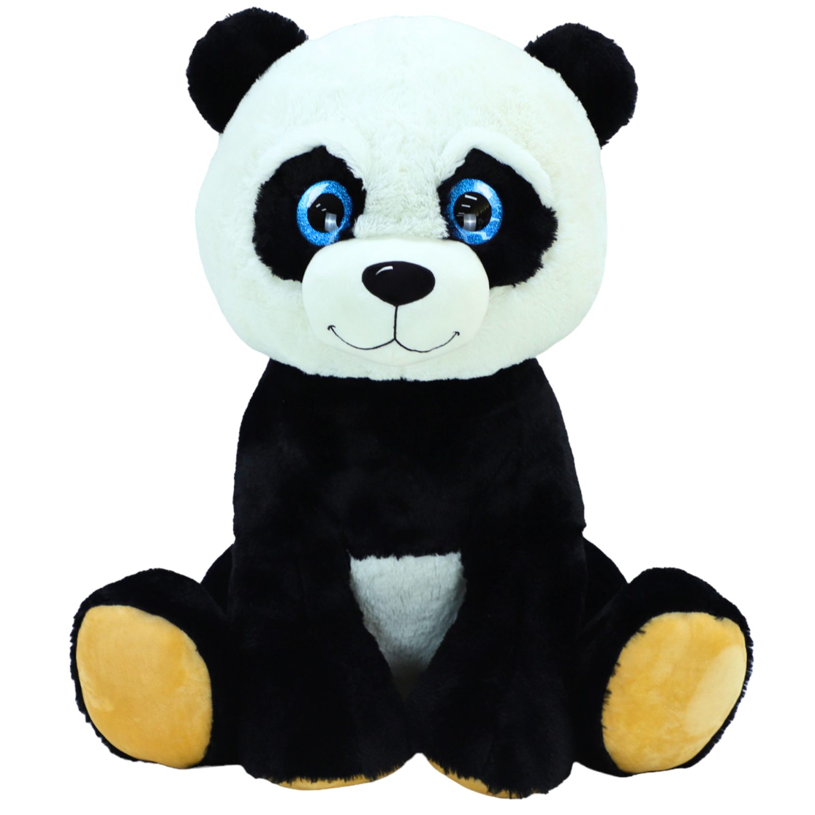 Kuscheltier Pandabär Panda 50cm Plüschtier Bär Teddybär (1-St), Glitzeraugen