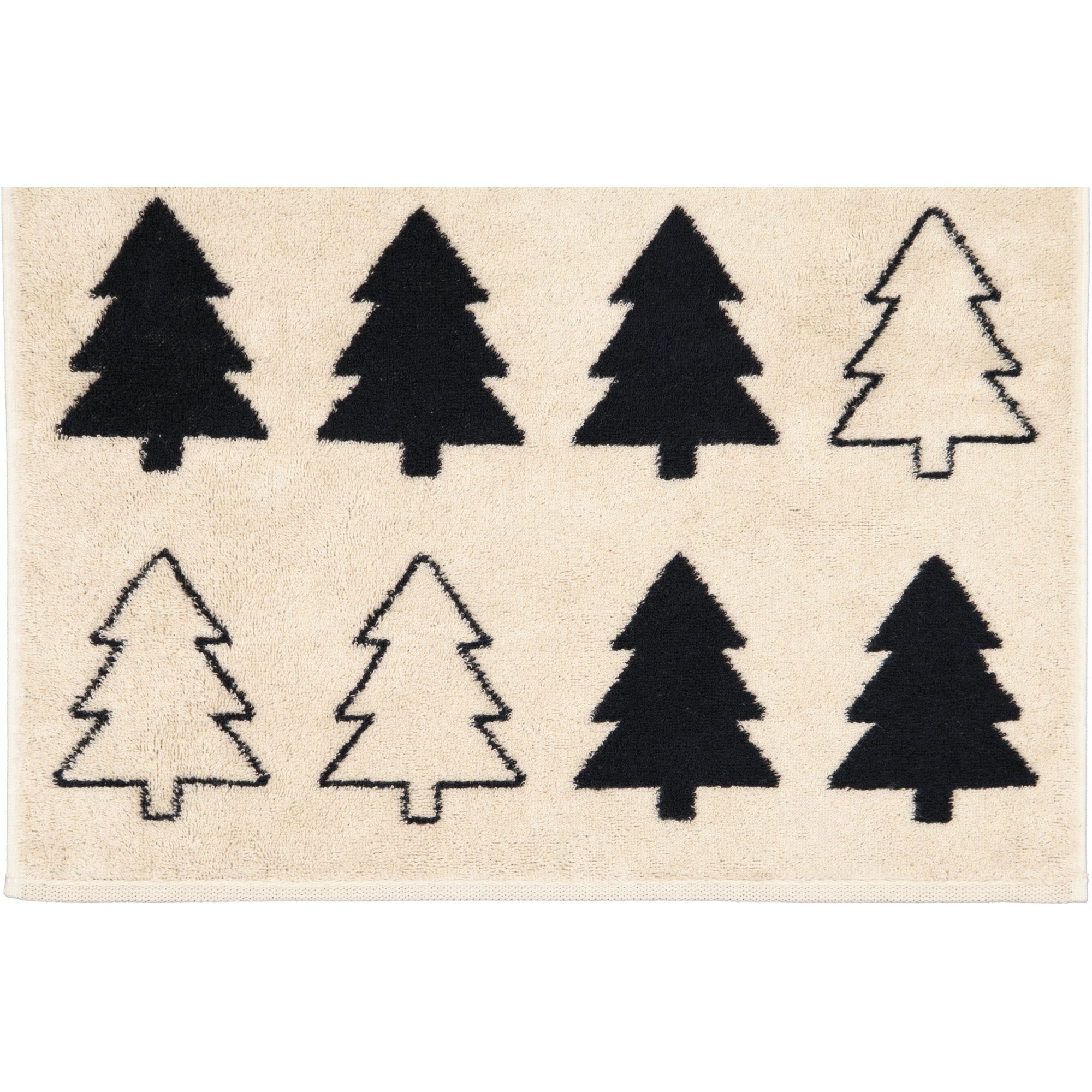 Baumwolle Christmas Cawö 100% 794, Tannenbäume Handtücher Edition