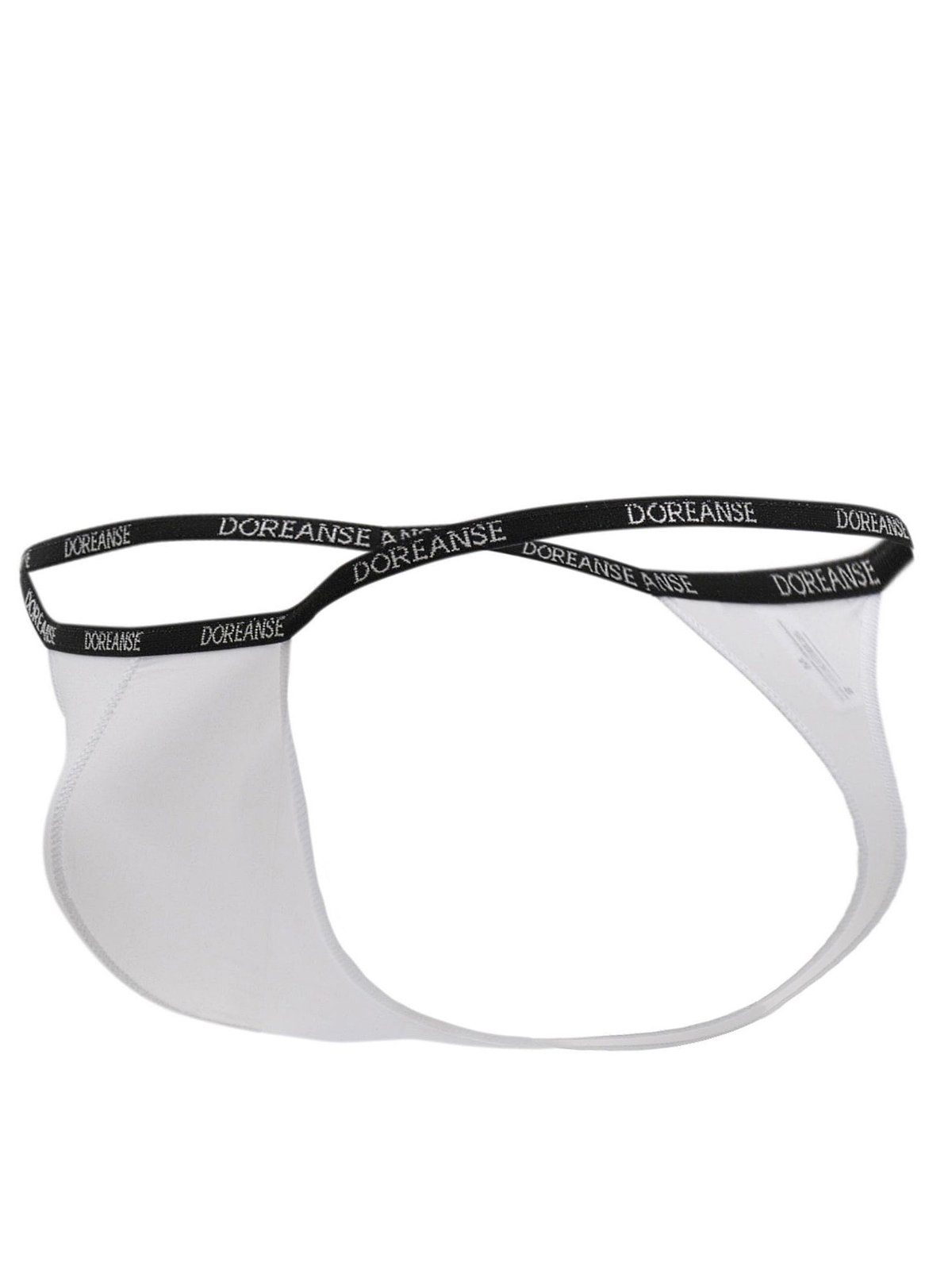Doreanse Stringtanga Weiß aus Qualitäts-Micro Herren G-String DA1390 Underwear hauchdünnem