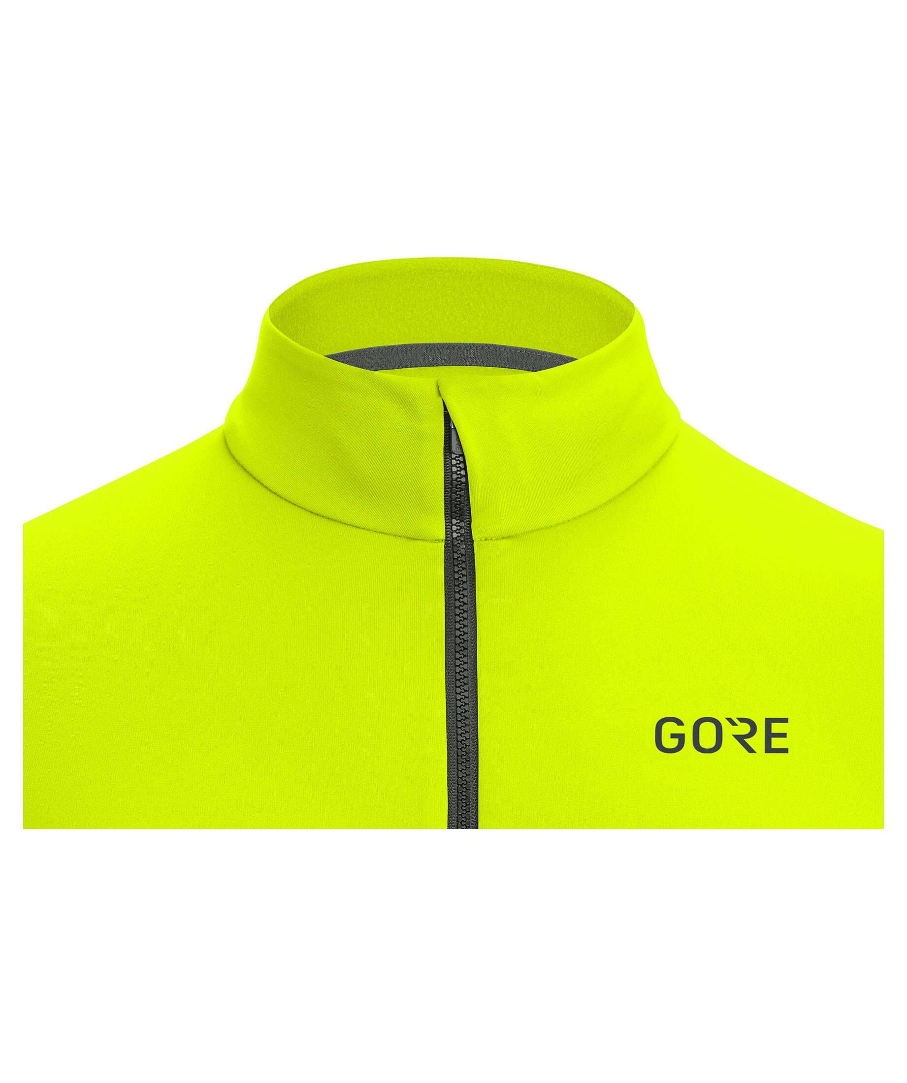 GORE® "C3 gelb Thermo" Trikot Wear Langarm Radtrikot Herren (510)