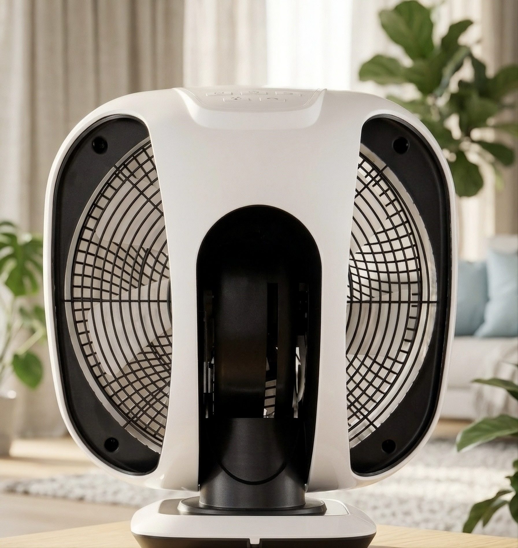 SALCO Tischventilator SST-261, 8 Geschwindigkeiten, 80°-Oszillation & Neigung, Timer, Fernbedienung
