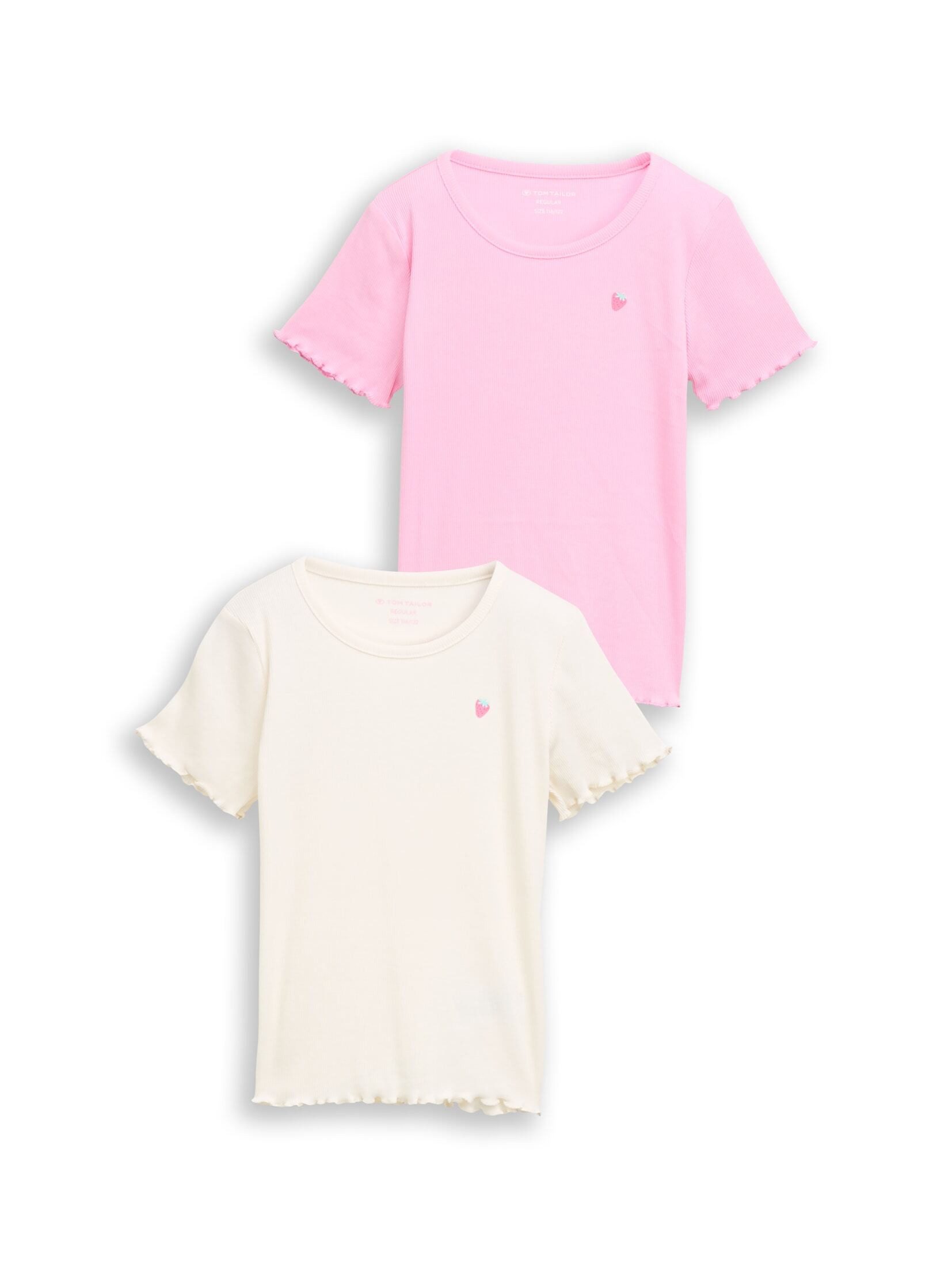 TOM TAILOR Langarmshirt T-Shirt (im 2er Pack) Ripp T-Shirt im 2er-Pack