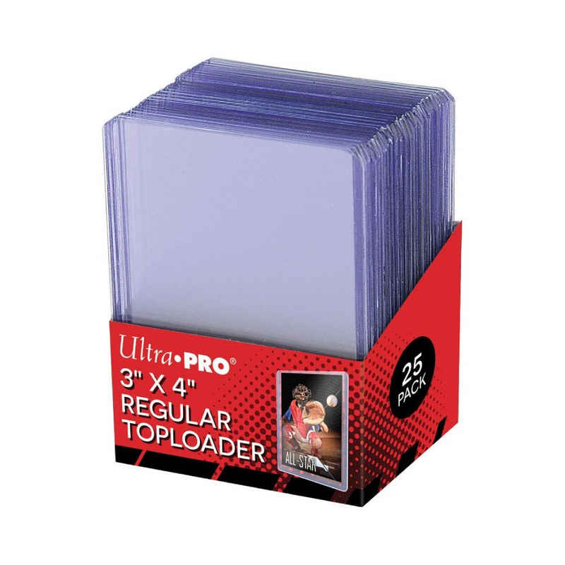 Ultra Pro Sammelkarte »Toploader Regular 3x4" 35pt Standardgröße Transparent«, 25 Stück
