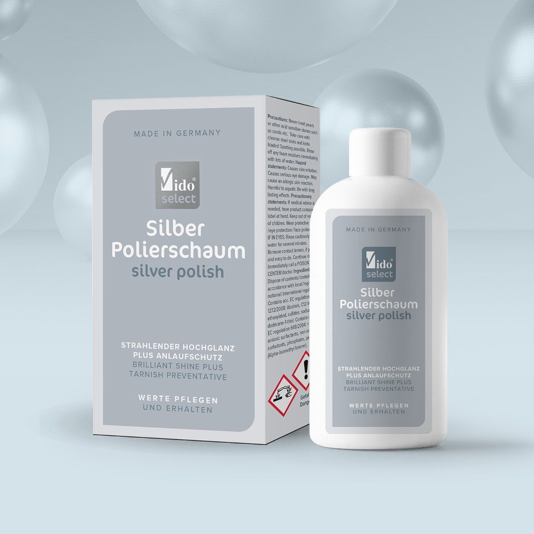 Vido Chemie Silber Polierschaumreiniger Silver Polish Vido-select 100 ml Chromreiniger