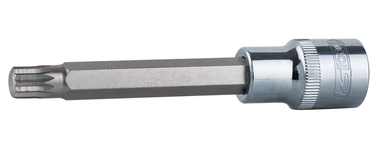 KS Tools Bit-Stecknuss XZN, M8 – 1/2" Antrieb, Chromplus – Für Spezielle Mehrzahn-Schrauben