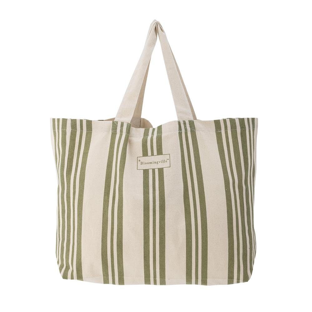 Bloomingville Shopper Trina, Einkaufstasche in Grün, günstig online kaufen