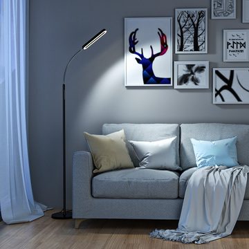 ANTEN LED Stehlampe Dimmbar Stehleuchte mit Fernbedienung Touch Leselampe Wohnzimmer Lamp, 12W 450lm, Standlampe