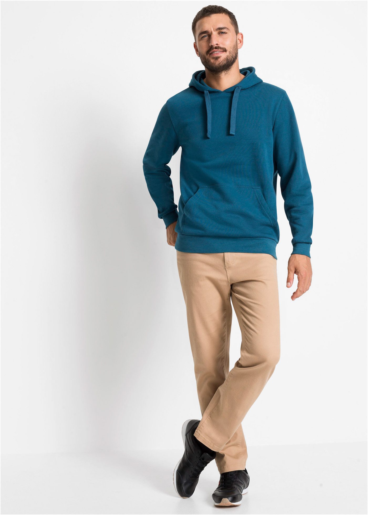 bonprix Hoodie mit Kängurutasche, in weicher Qualität – Bild 5 von 5