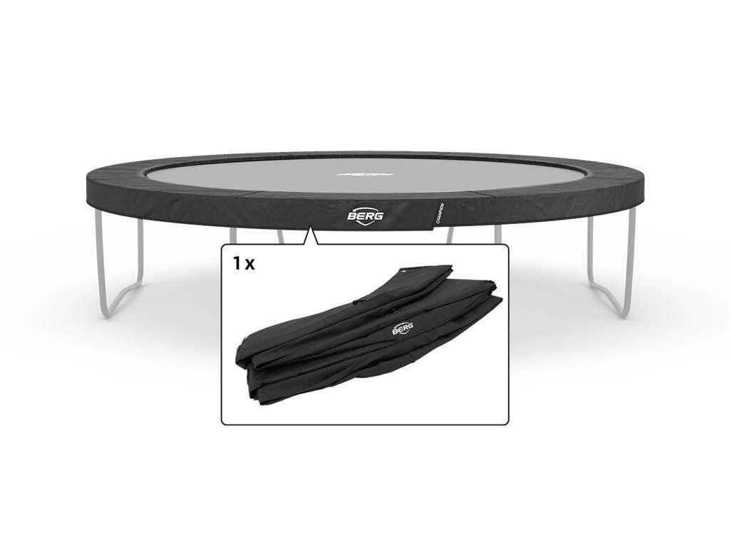 Trampolin-Randabdeckung Ersatzteil 380 cm rund grau - Champion Regular Federabdeckung