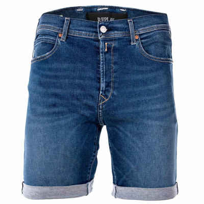 Replay Bermudas Herren Jeansshorts - Super Stretch Hyperflex