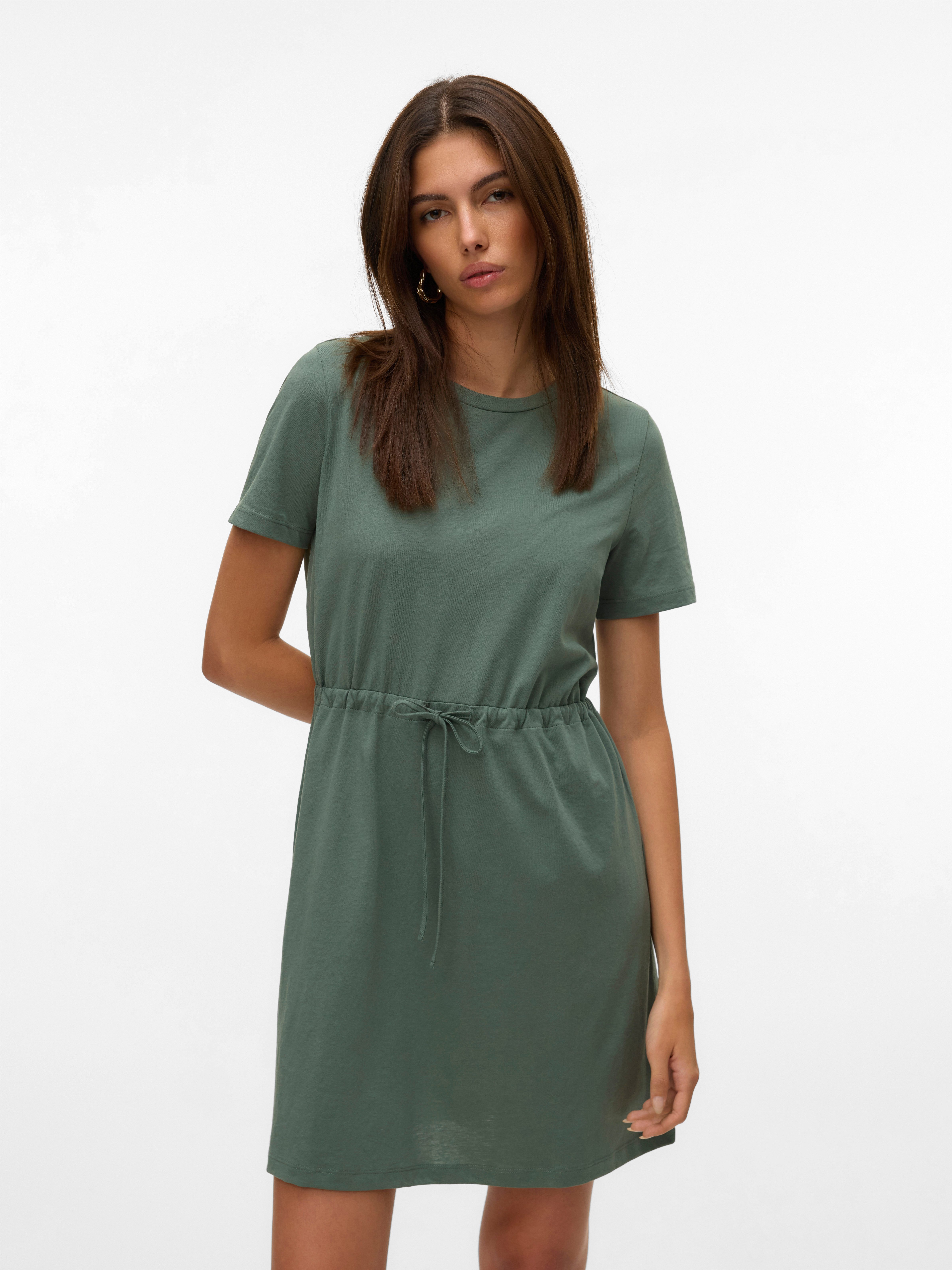 Vero Moda Shirtkleid VMLUNA SS SHORT günstig online kaufen