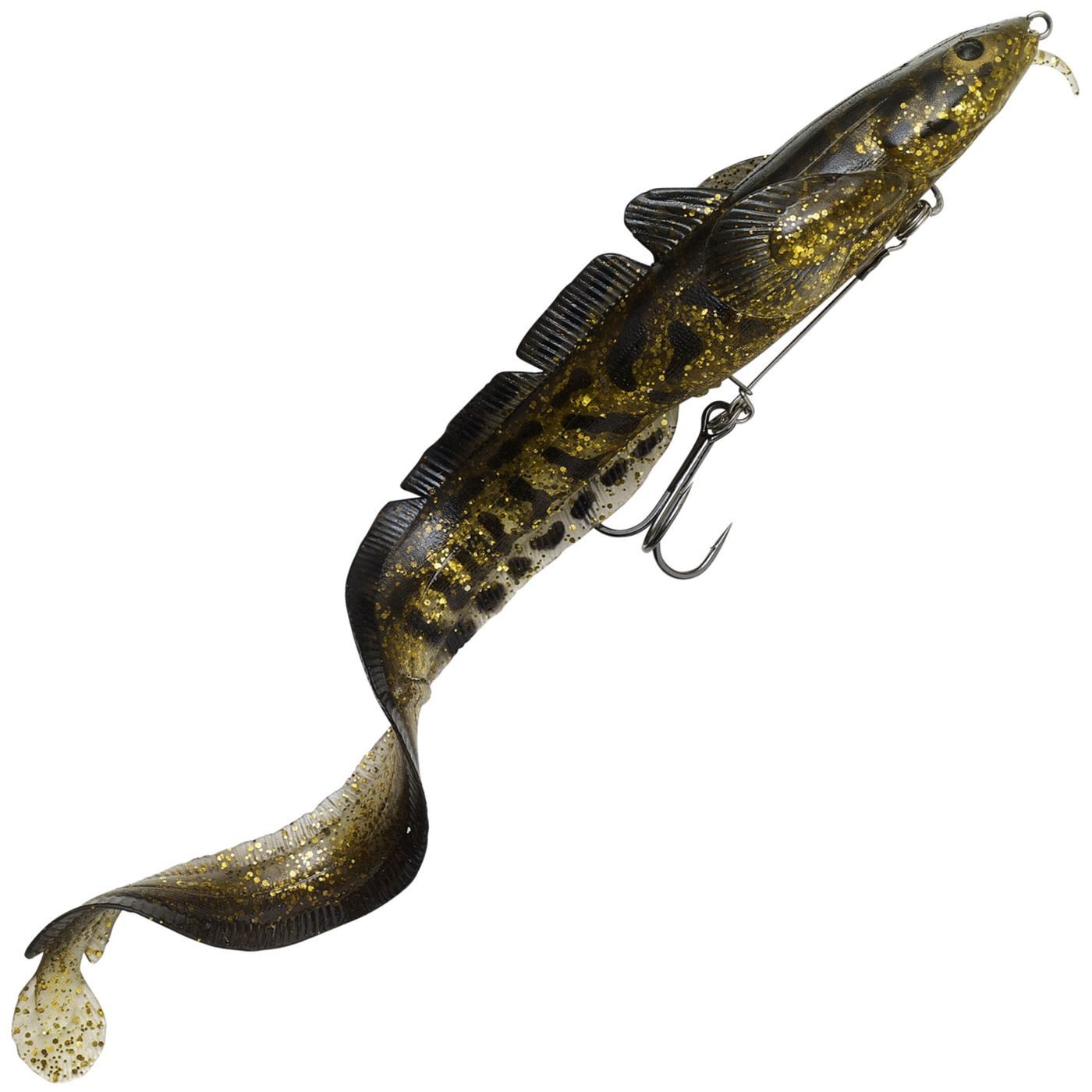Kunstköder Savage Gear 3D Burbot Shallow - Gummiköder