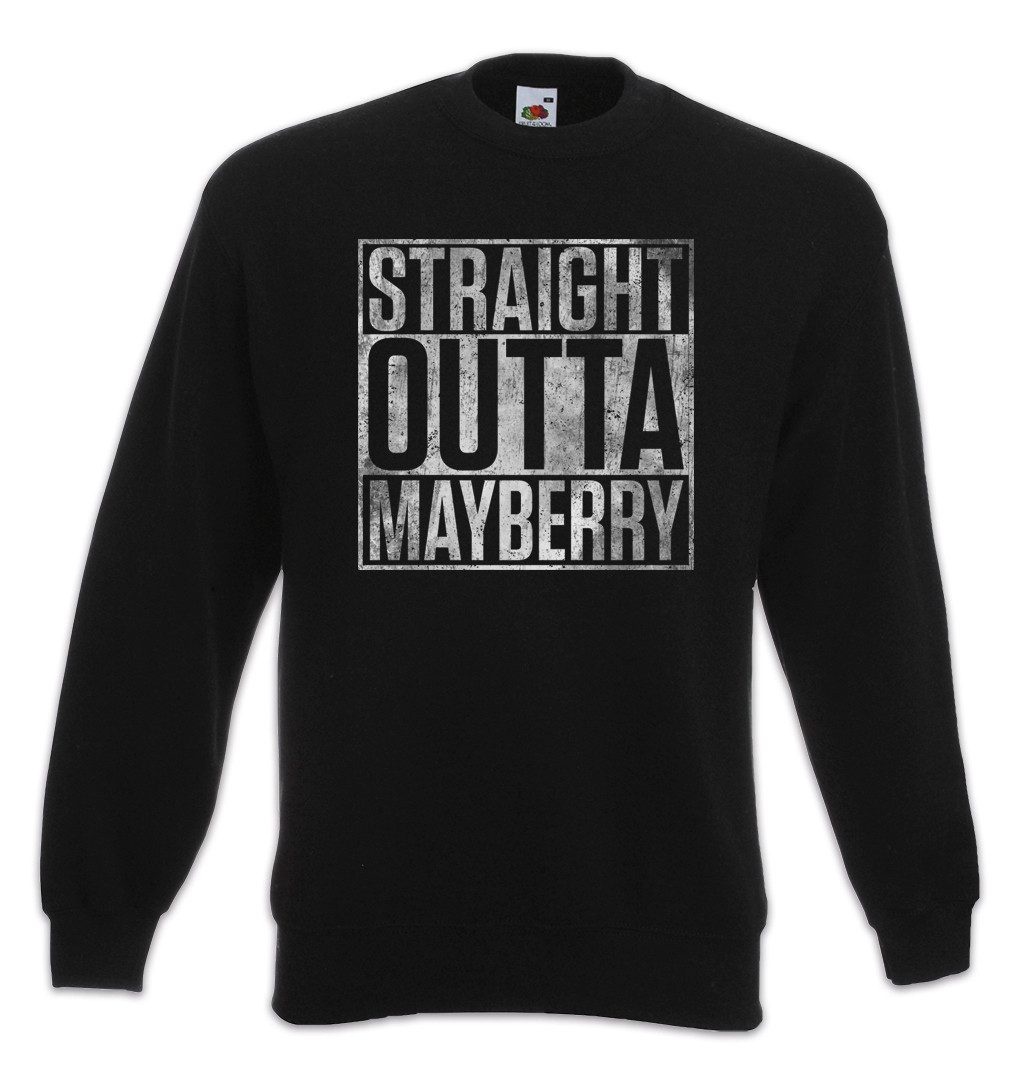 Urban Backwoods Sweatshirt Straight Outta Mayberry-Shirt Sweatshirt The Andy Griffith Fun Comedy (1-tlg) Sherriff Show Andy Opie