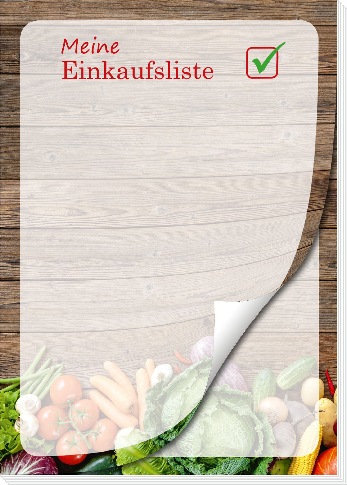 RNK Notizblock RNK Notizblock Einkaufsliste DIN A6 50Bl