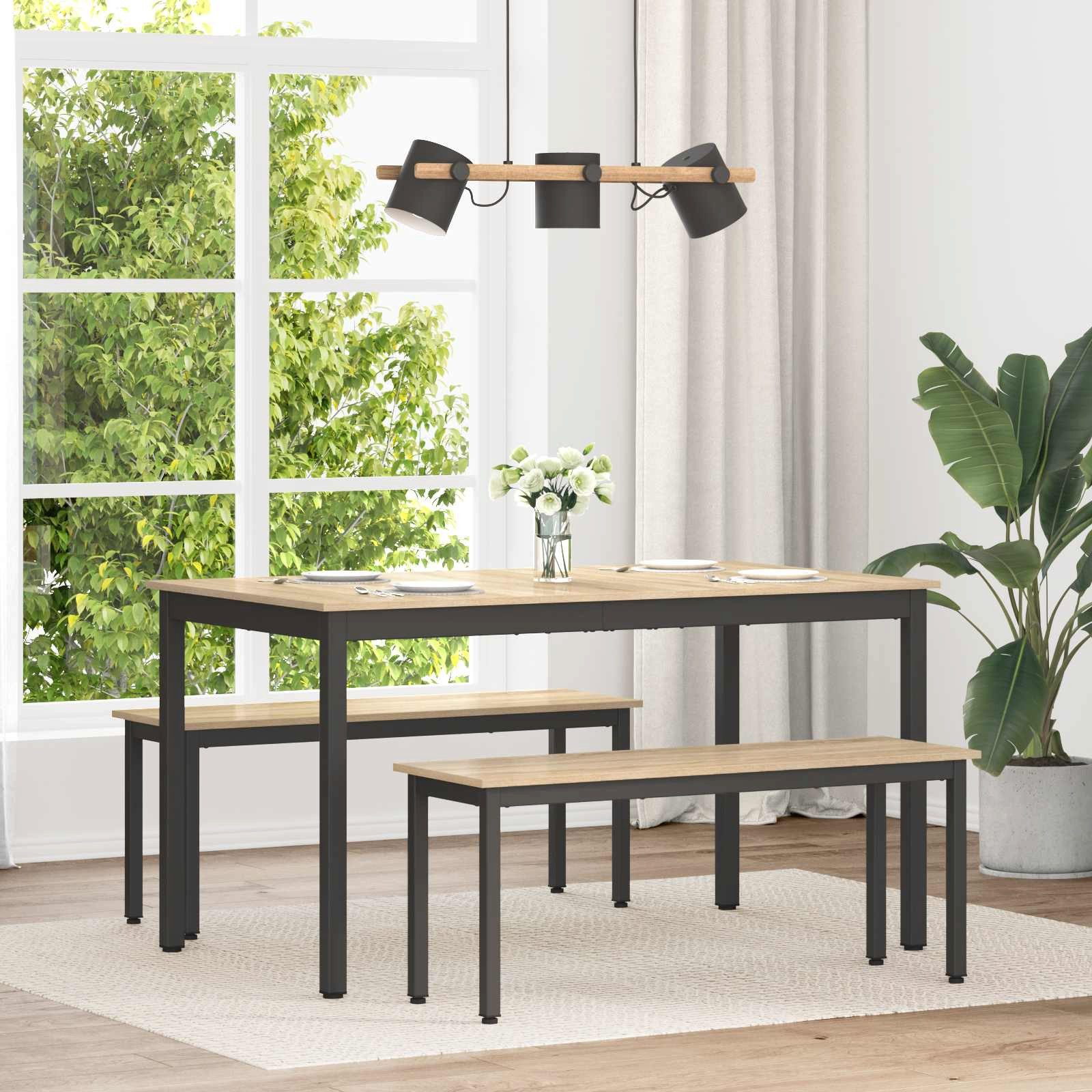 vidaXL Esstisch Esstische 140 x 80 x 75 cm Holzwerkstoff Sonoma-Eiche (1-St)