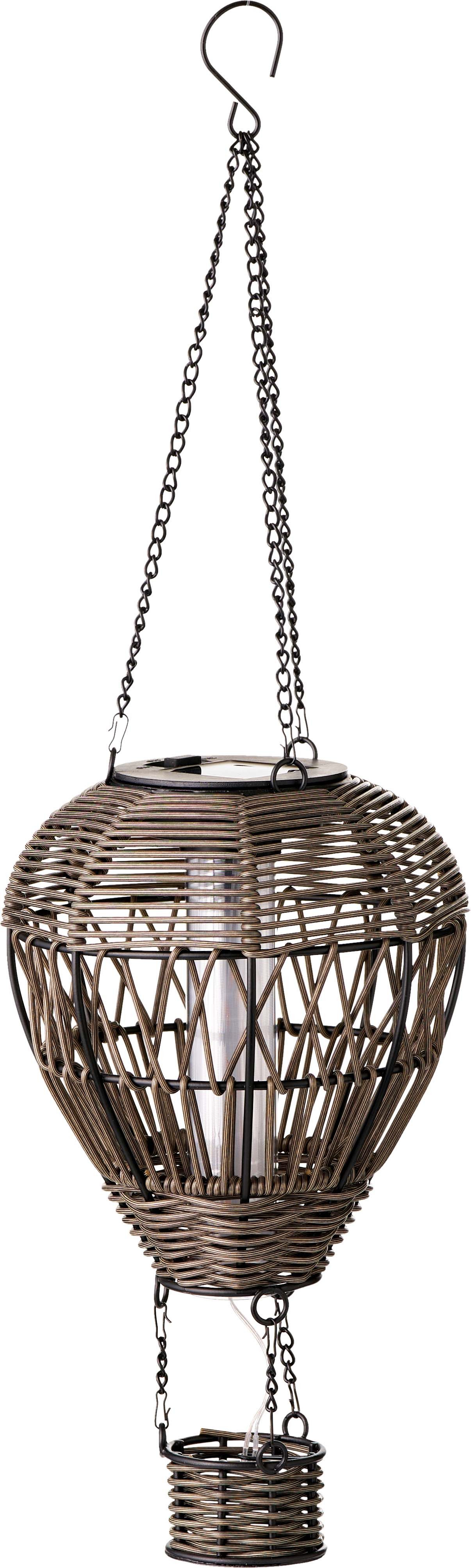 Northpoint LED-Hängeleuchte mit Solarpanel Laterne Heißluftballon günstig online kaufen