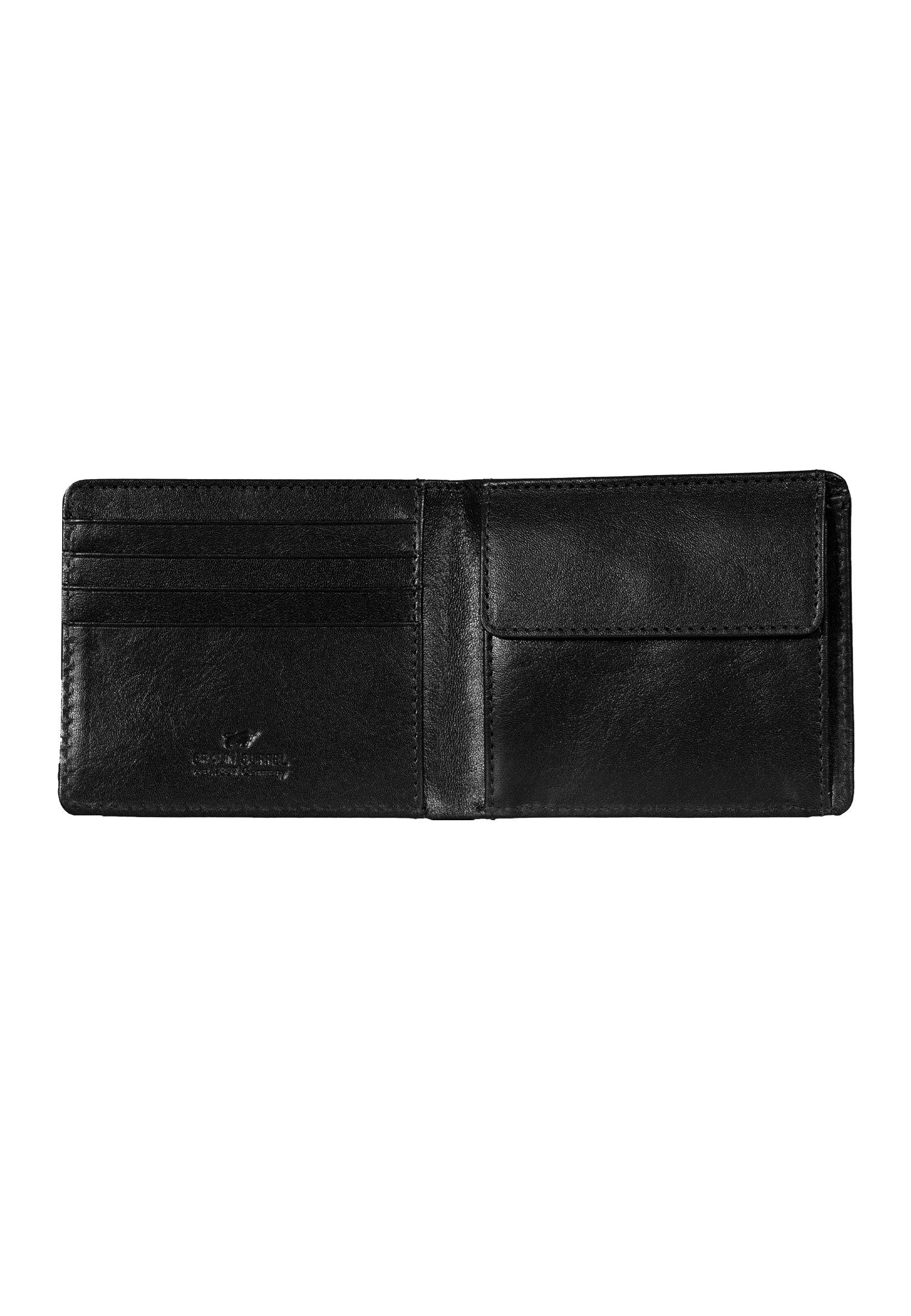 Braun Büffel Geldbörse COUNTRY aus Leder RFID vegetabil 4+3CS, schwarz gegerbtem Geldbörse