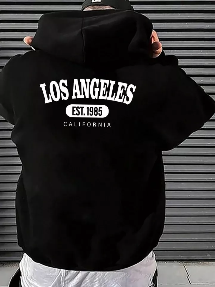 RMK Hoodie Kapuzenpullover Herren Pullover Oversized Sweatshirts Los Angeles LA aus 100% Baumwolle