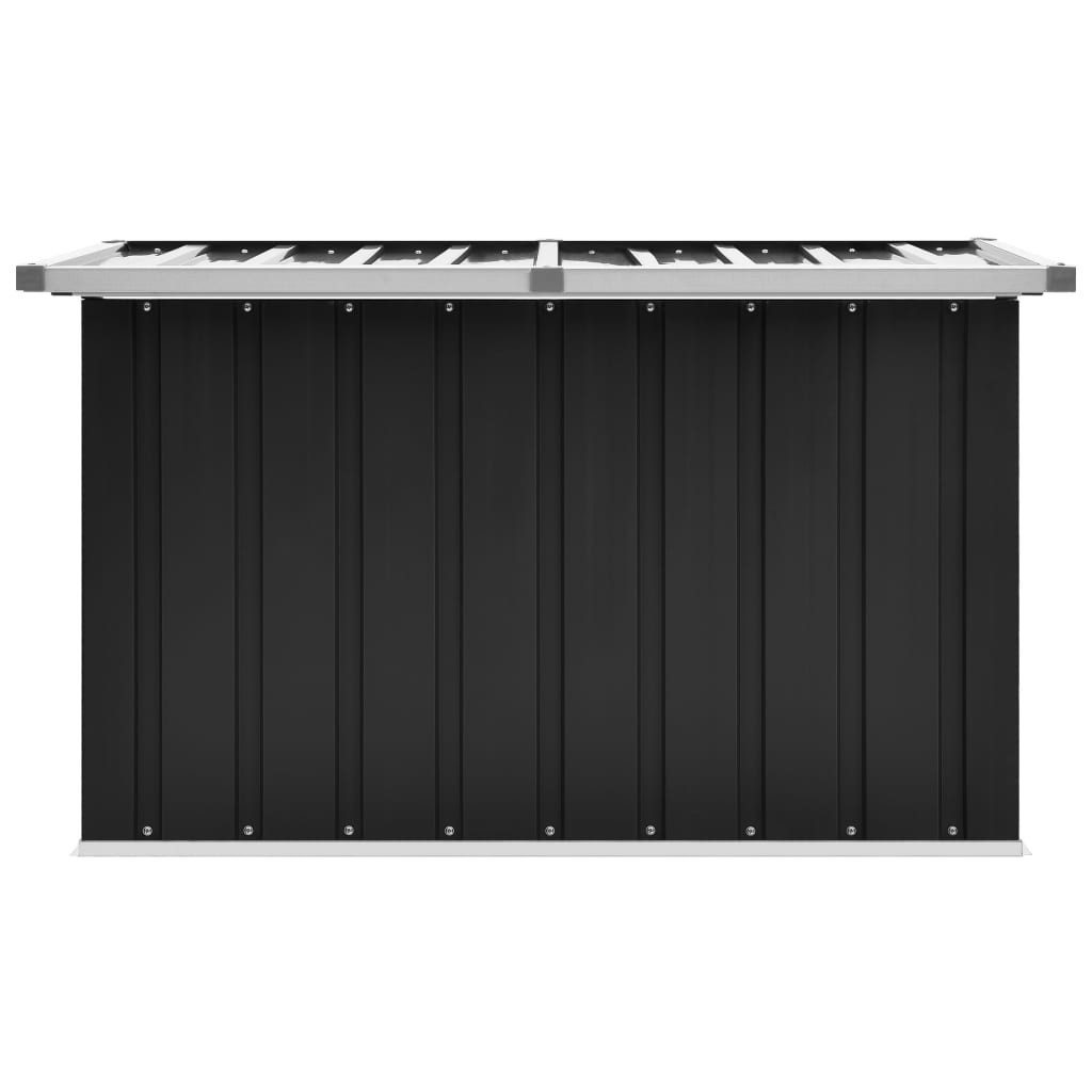 vidaXL Auflagenbox 109 x 67 x 65 cm Gartentruhe Kissenbox Kissentruhe Auflagenbox Anthraz