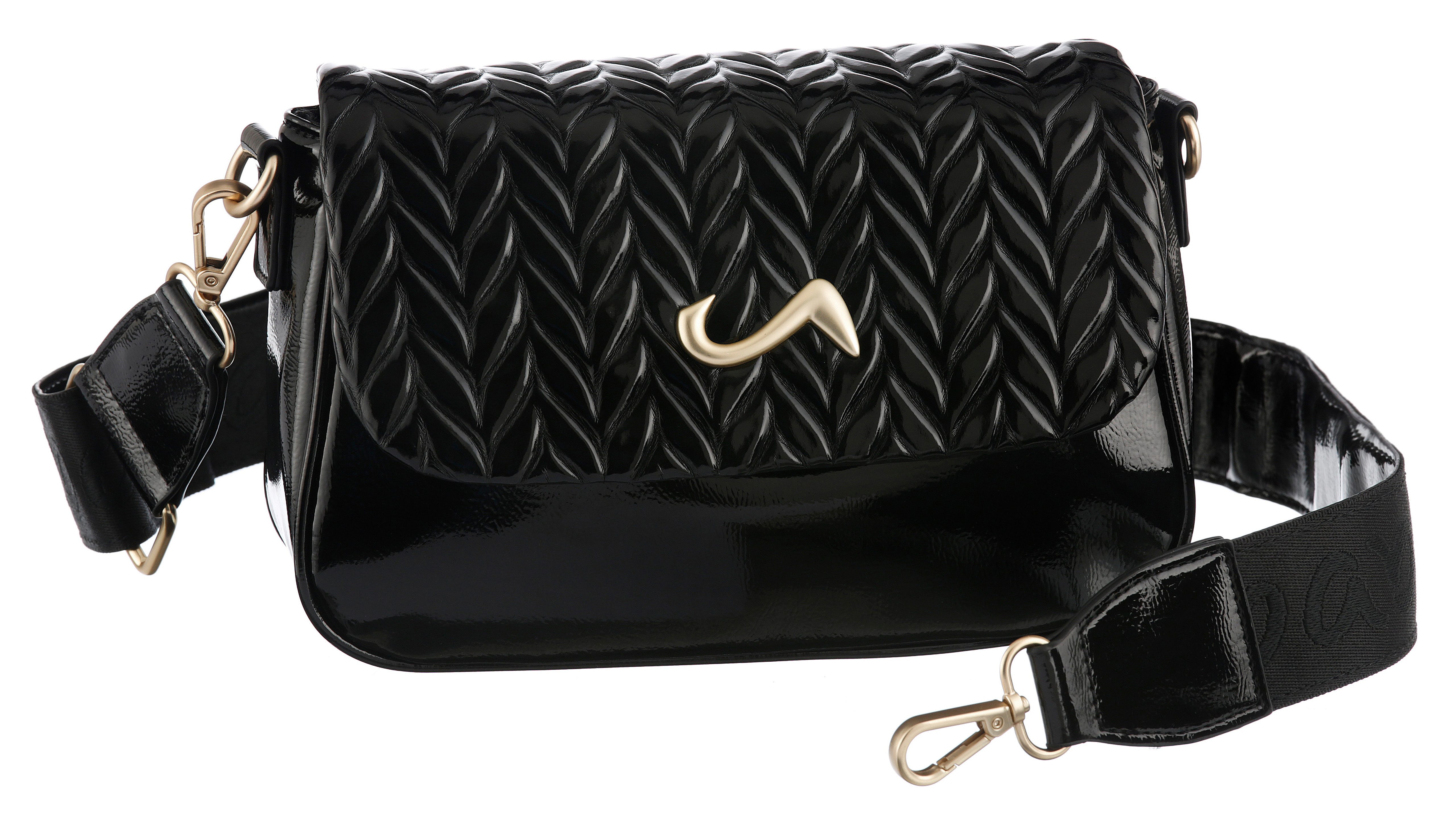 Ara Abendtasche ANNA, Schultertasche, Abendtasche mit modischer Ziersteppung