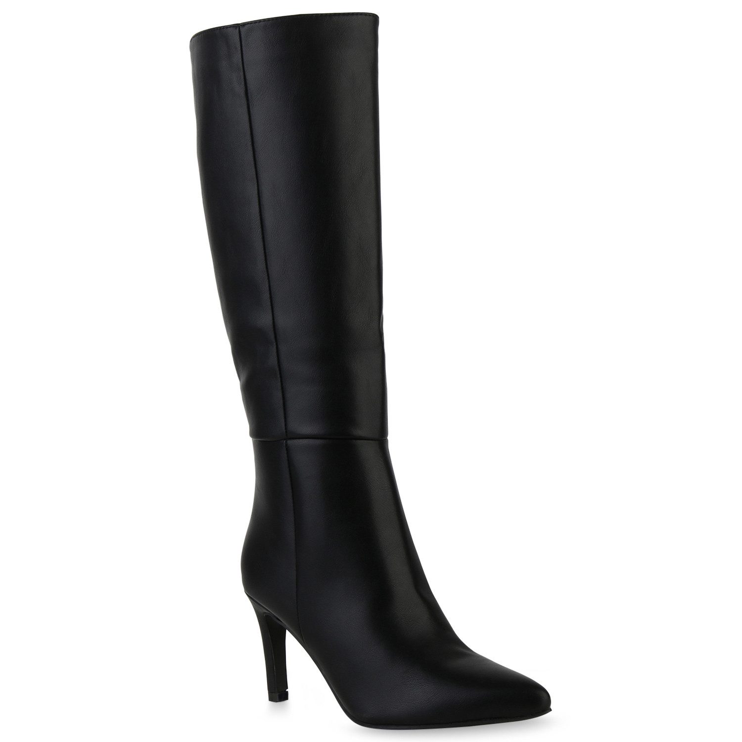 VAN HILL 839876 Stiefel Klassische Damen Stiefel Celeste Hoher Stiletto Absatz Spitz