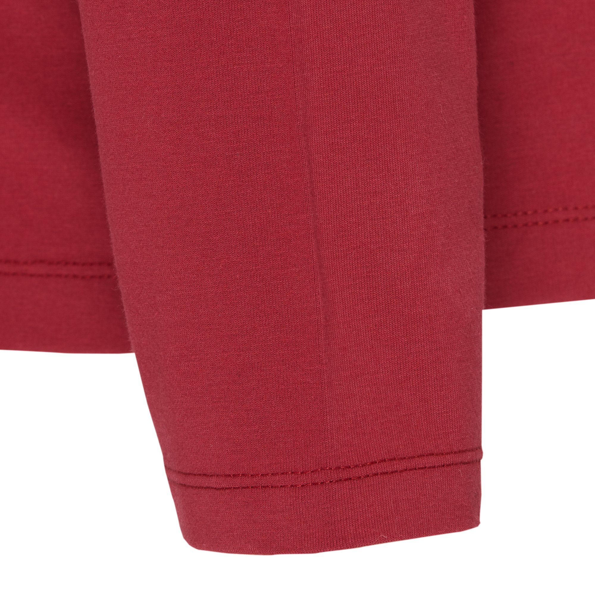 TAO Sweater red dark Freizeitlongsleeve (1-tlg) ECKY