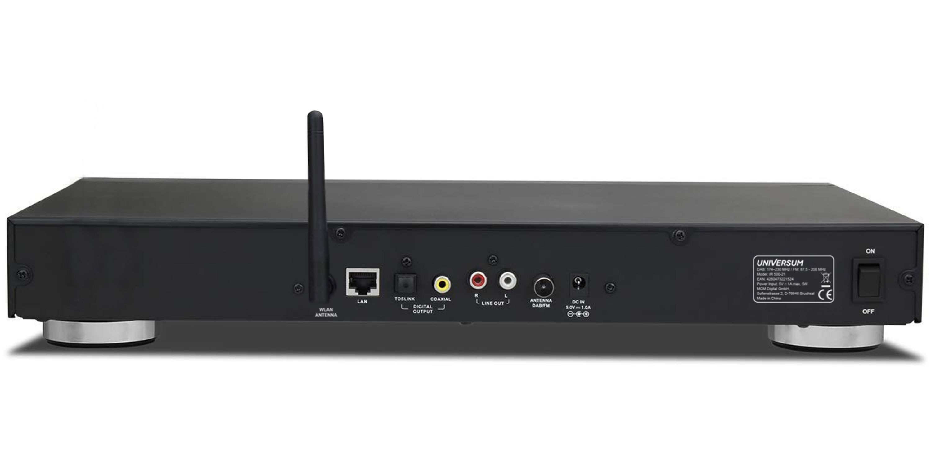 UNIVERSUM* IR 500-21 Internet-Radio (Internetradio-Baustein, Bluetooth, DAB+, Webradio)