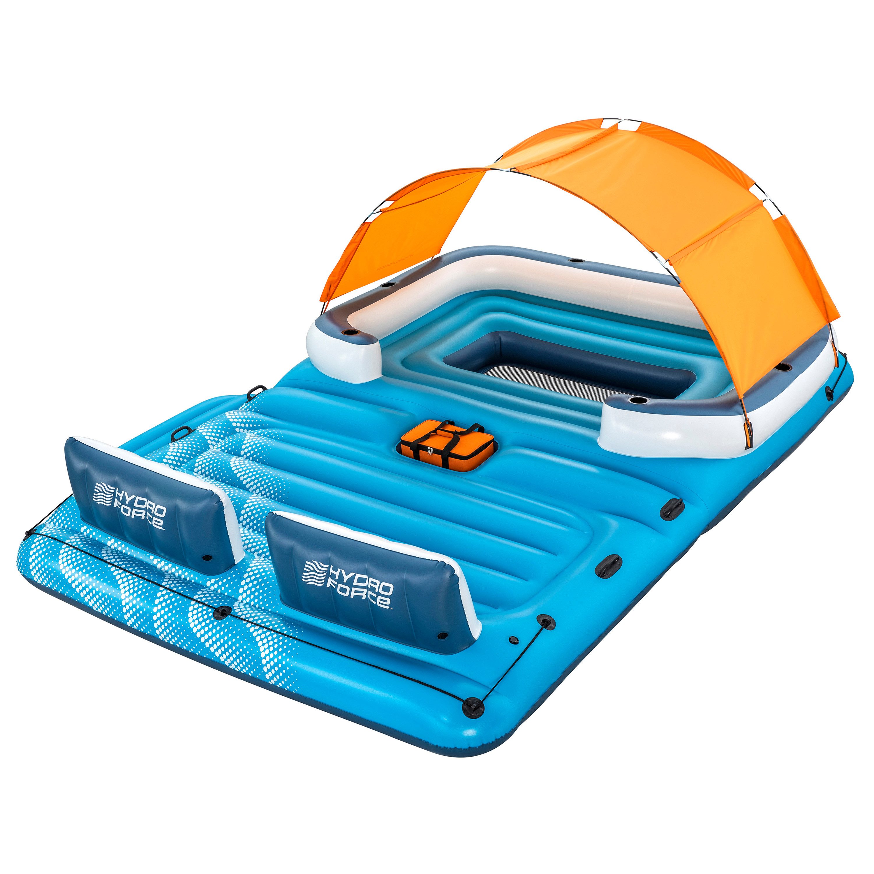 Bestway Badeinsel Hydro Force® Tropical Breeze 389x274cm, für 6 Personen