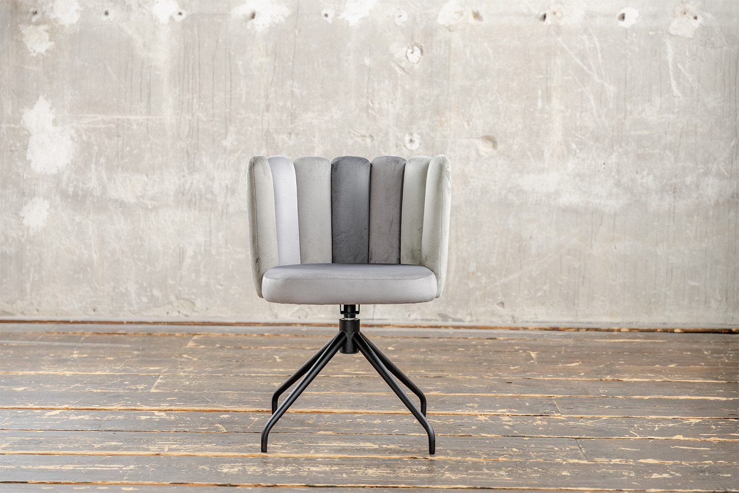 KAWOLA Esszimmerstuhl JADA Polsterstuhl - Bequemer Samt Stuhl - Drehbar (1 günstig online kaufen