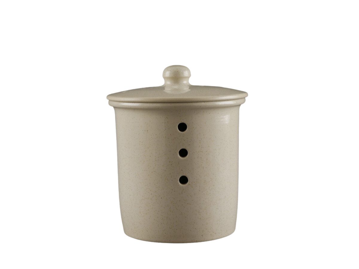 Pfeiffer-Gerhards Keramikmanufatur Vorratsdose Vorratsdose (Kartoffeln/ Zwiebeln) 3,0 Liter, (Unterteil aus Keramik, Deckel aus Keramik)