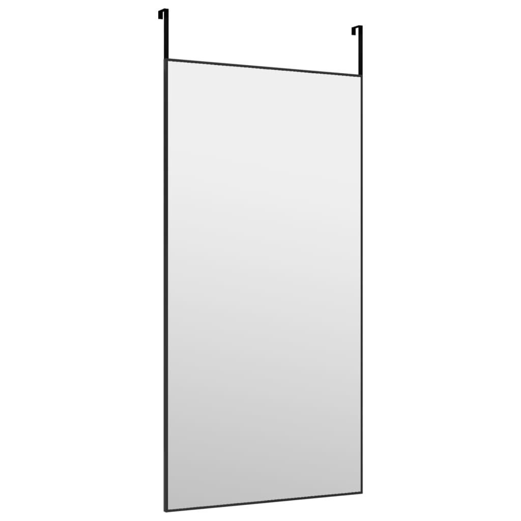 Wandspiegel Glas und furnicato Türspiegel Schwarz cm Aluminium 50x100