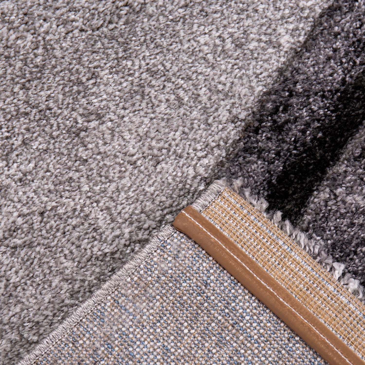 Vimoda Teppich Teppich Wohnzimmer Designer & Modern Wellen Motiv in 4 Farben, Rechteckig, Höhe: 10 mm, Teppich Wohnzimmer dicht Top Qualität auch für Schlafzimmer und Flur