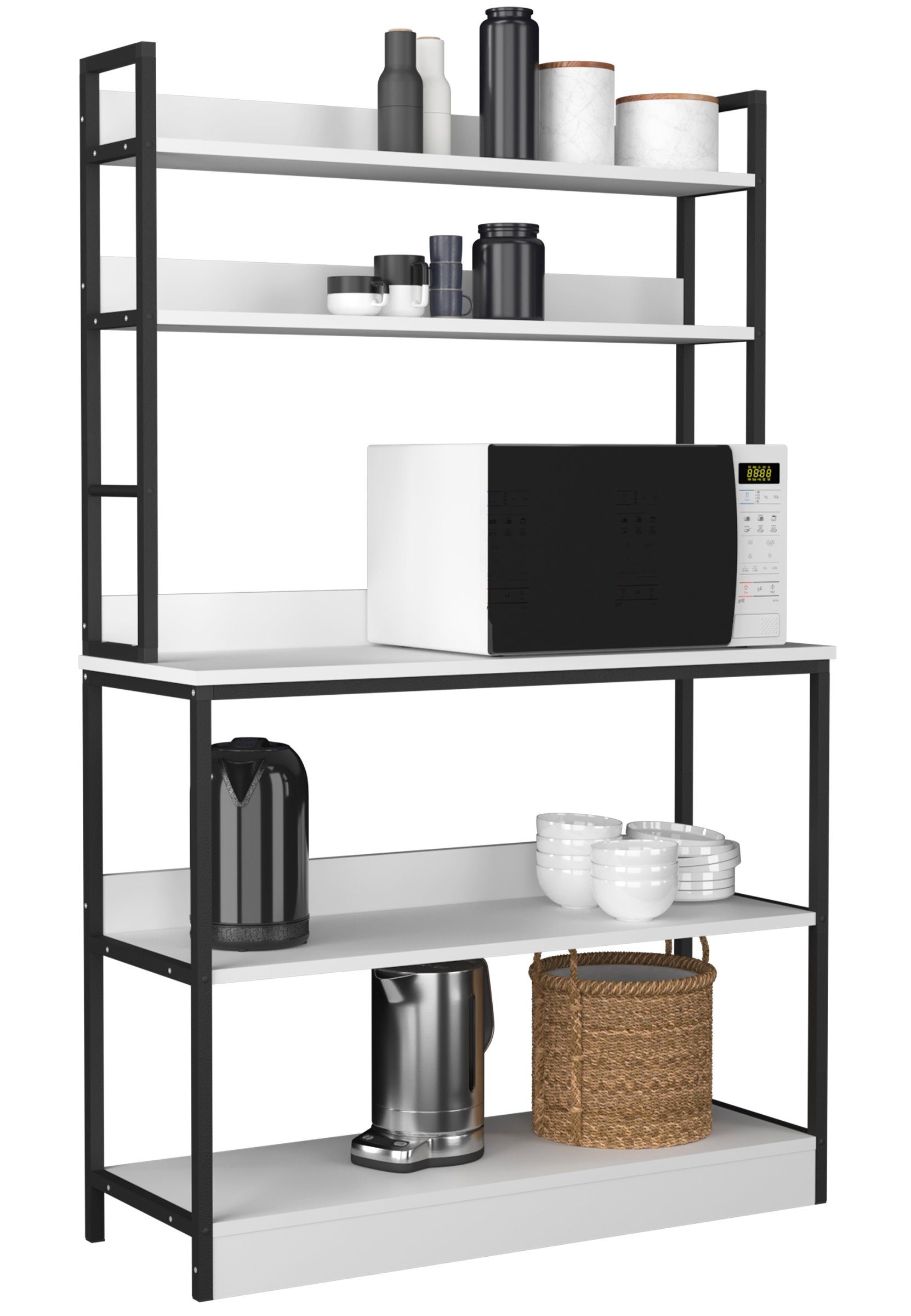 VCM Unterschrank Küchenschrank Kommode Buffet Mikrowelle günstig online kaufen