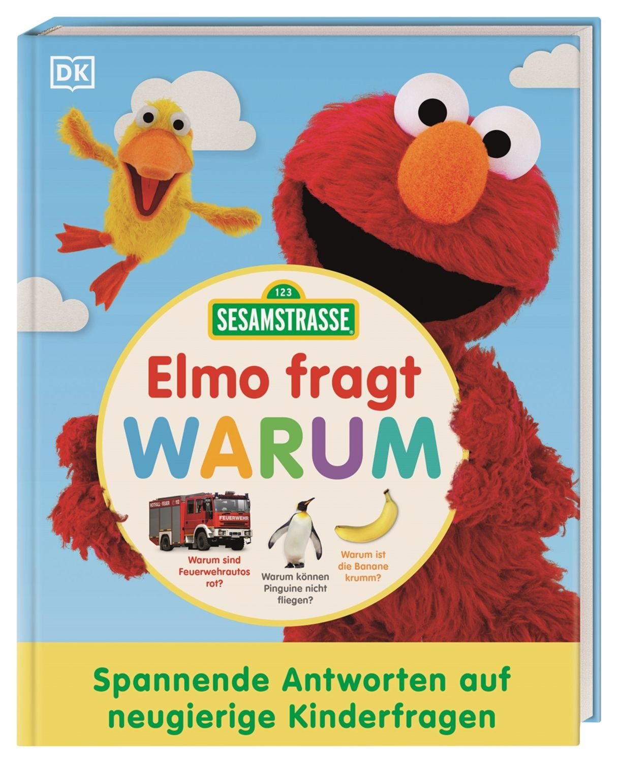 Sesamstraße Elmo fragt warum / Simon Beecroft, Spannende Antworten auf neugierige Kinderfragen. Ein allererstes Kindergarten-Lexikon für neugierige Fans. Für Kinder ab 4 Jahren