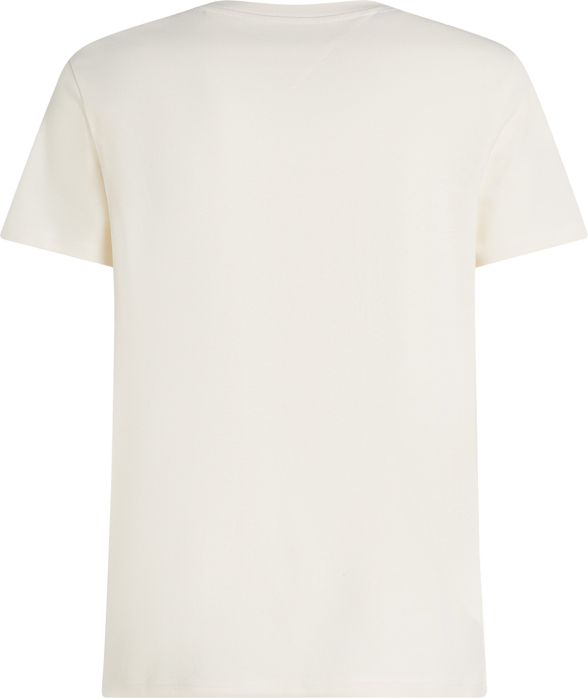 Tommy Hilfiger T-Shirt AMERICANA MONOTYPE FLAG BOX TEE Mit markanter Stickerei
