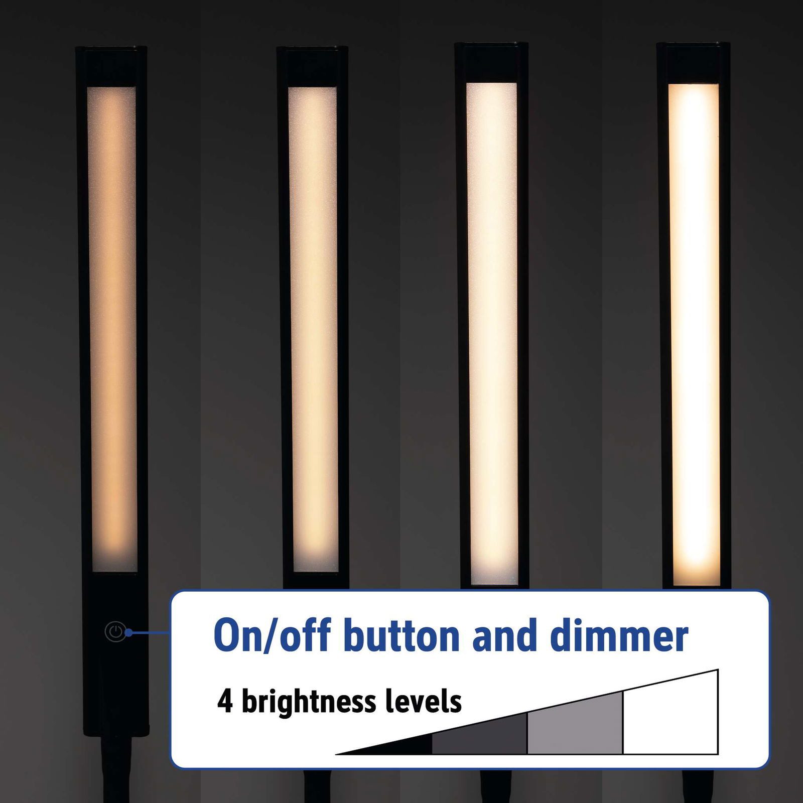 MAUL Stehlampe MAUL Standleuchte MAULpirro LED 3.000 K dimmbar Standfuß 126,3 cm schw, LED wechselbar