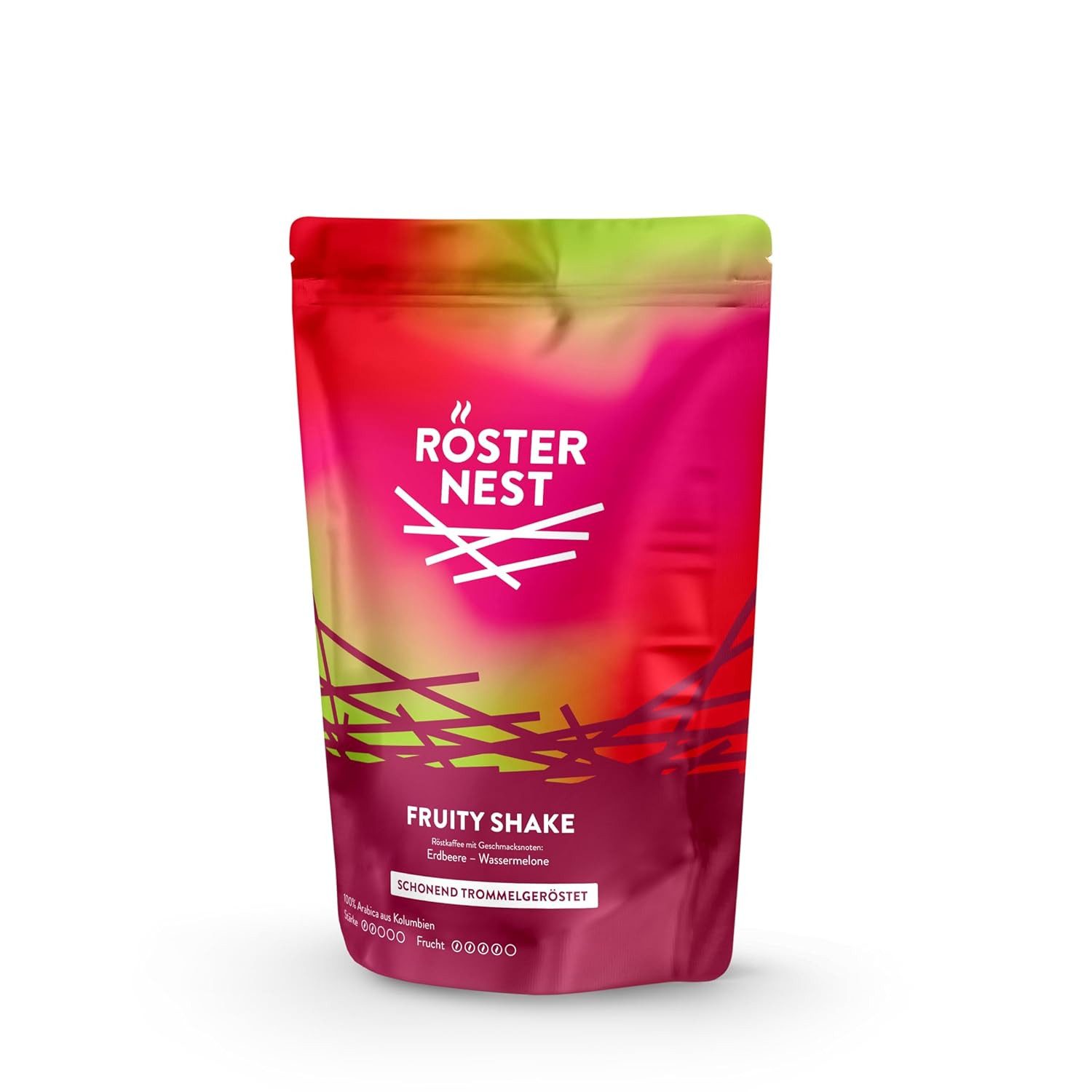 LK Trend & Style Kaffee FRUITY SHAKE Specialty Coffee, 125 g, (Honey-Processed – für Filter, Cold Brew und French Press – 125 g, Ganze Bohnen – 100% Arabica – Helle Röstung), Daraus einen Eiskaffee, und du bist dem Geschmackshimmel ganz nah
