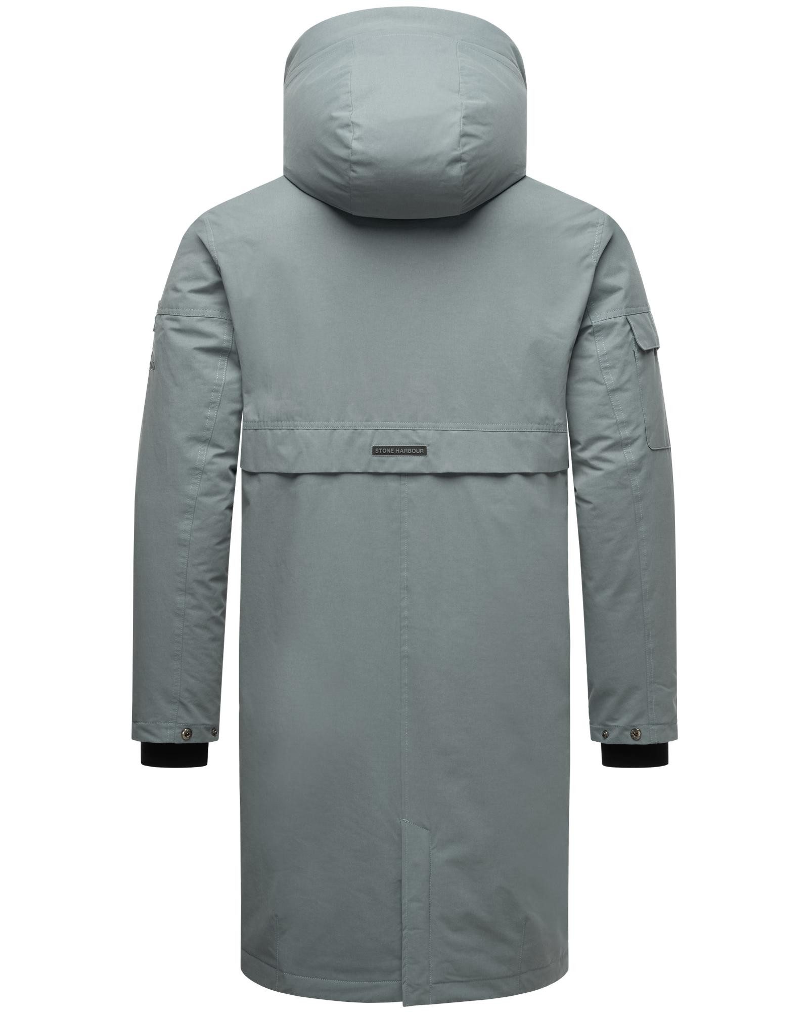 Stone Harbour Wintermantel Cyriaan XX Langer Herren Winterparka mit großen Eingrifftaschen