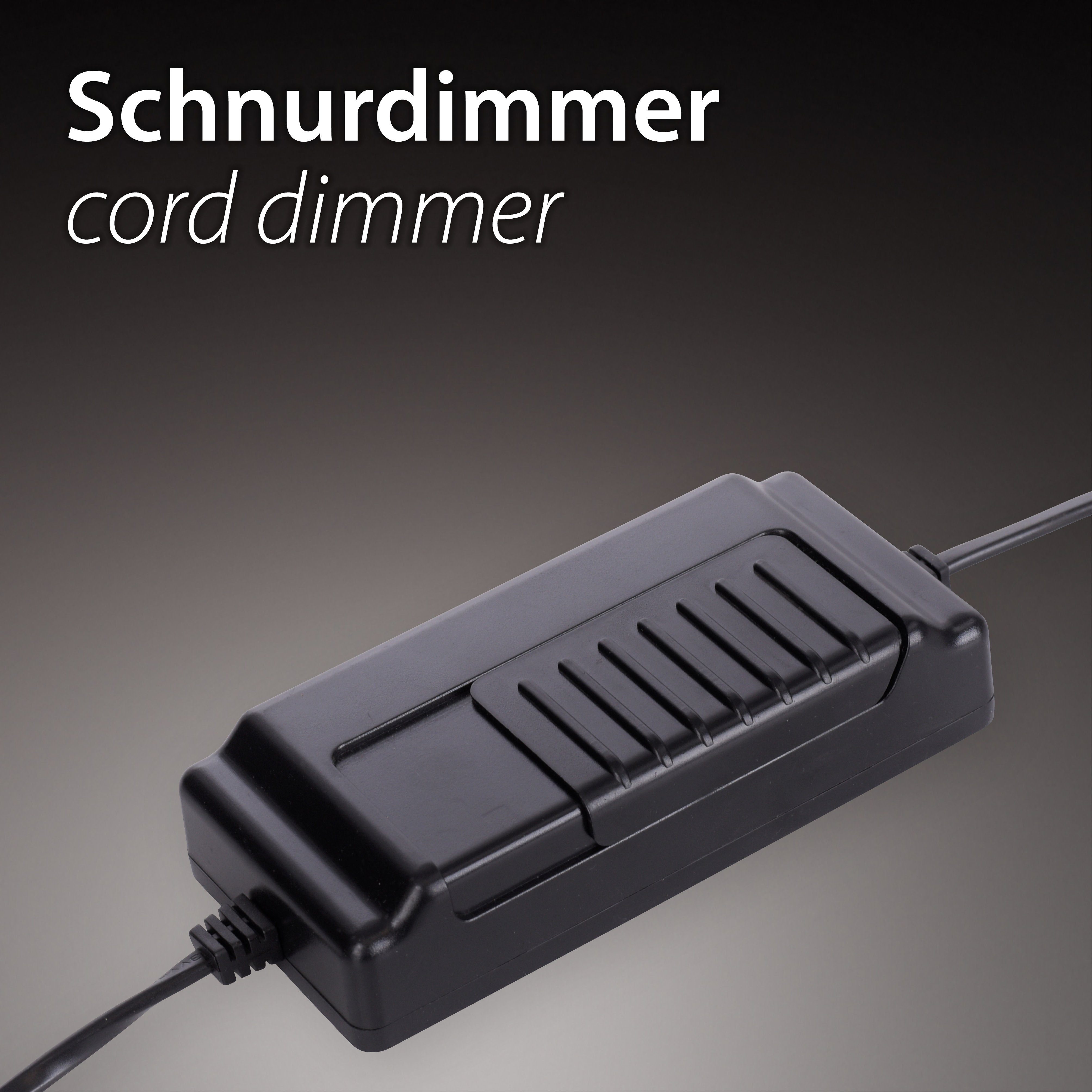 über Warmweiß, fest LED, integriert, LED dimmbar Stehlampe Schnurdimmer Paul Neuhaus TITUS,