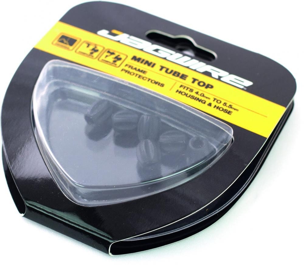 Jagwire Fahrradschutzhülle Jagwire Mini Tube Tops Rahmenschützer Schwarz - Schutz für Fahrradrahm
